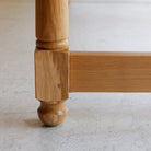 Oak Oval Farm Table - elsie green - Custom Furniture