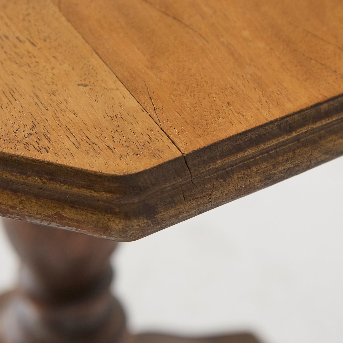 Octagonal Pedestal Side Table - elsie green - furniture