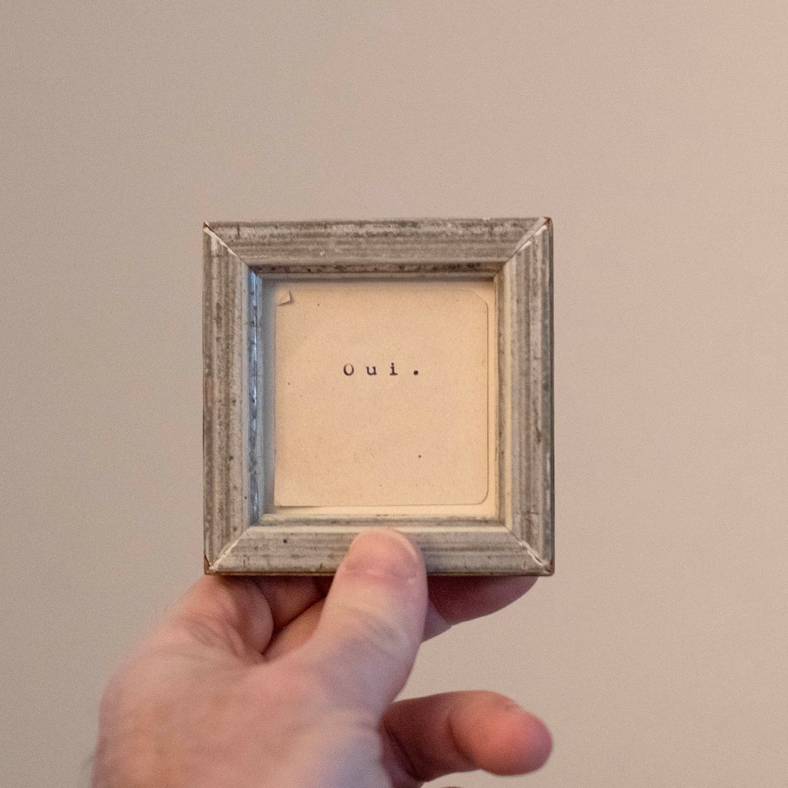 One Word Poems Series | Oui. | Jefferson Hayman - elsie green - art