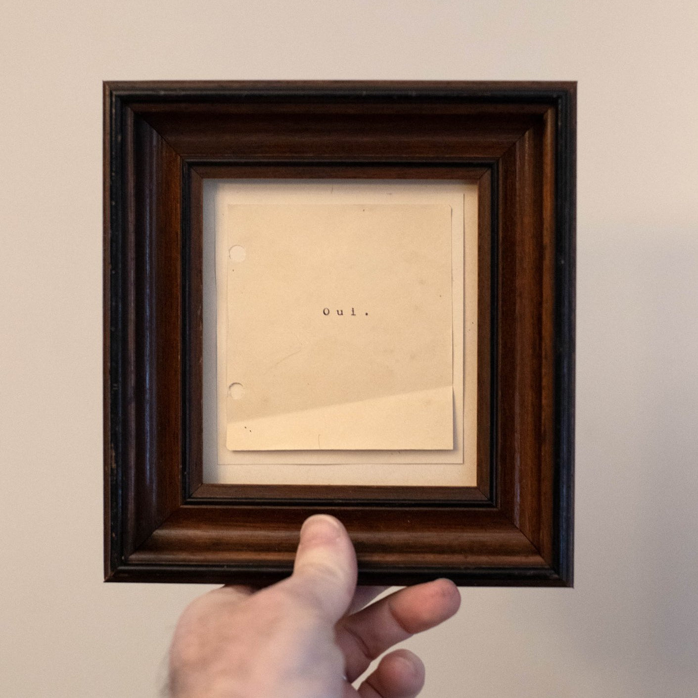 One Word Poems Series | Oui. | Jefferson Hayman - elsie green - art