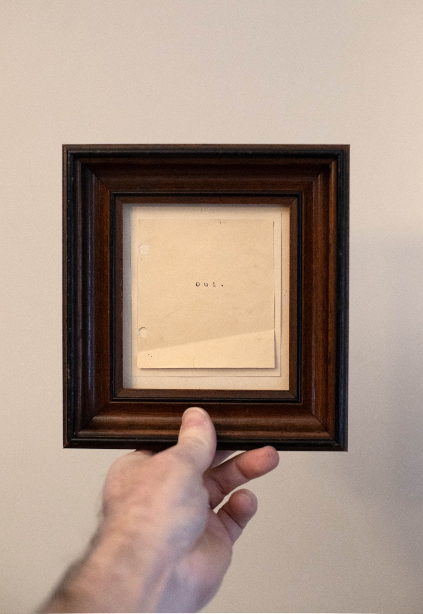 One Word Poems Series | Oui. | Jefferson Hayman - elsie green - art