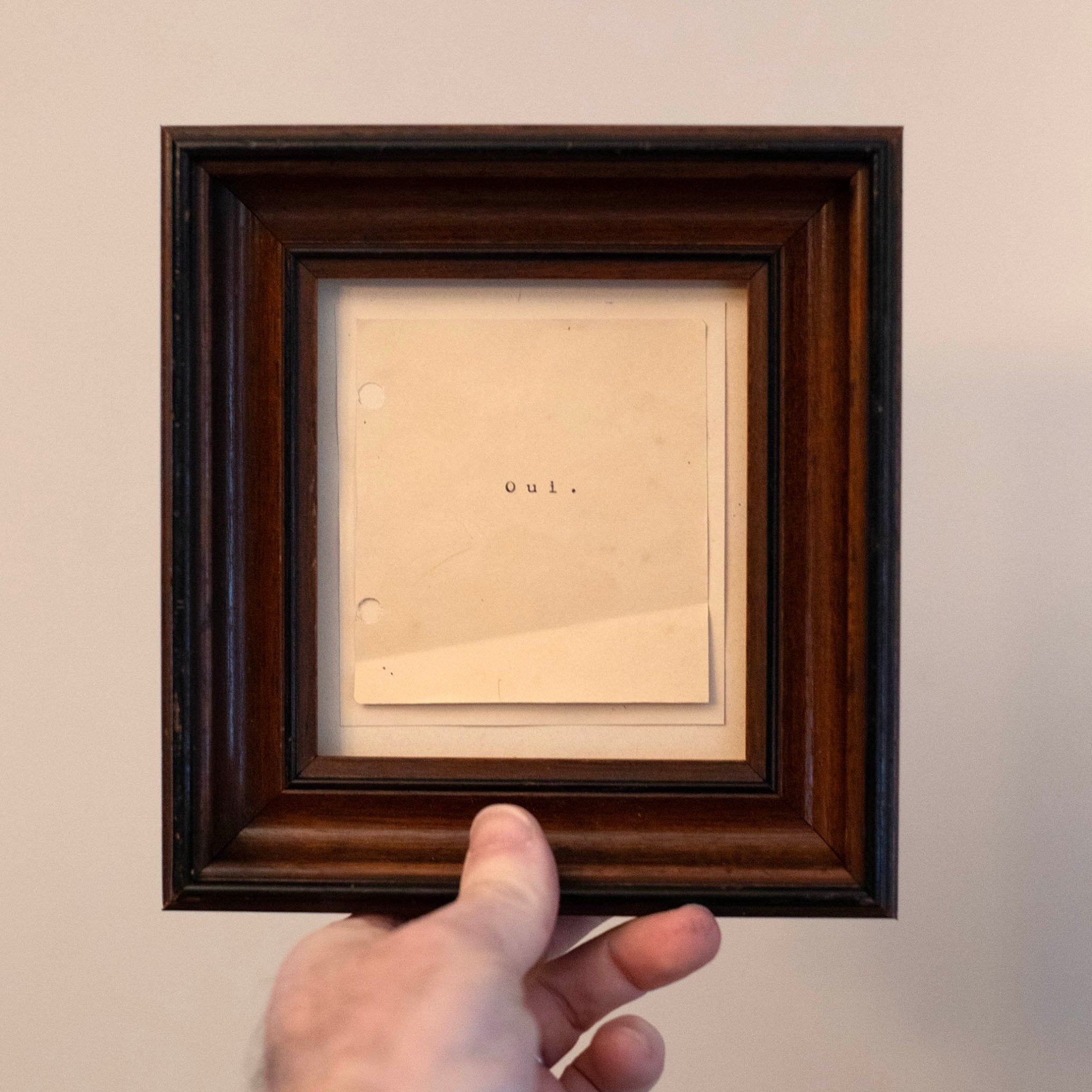 One Word Poems Series | Oui. | Jefferson Hayman - elsie green - art