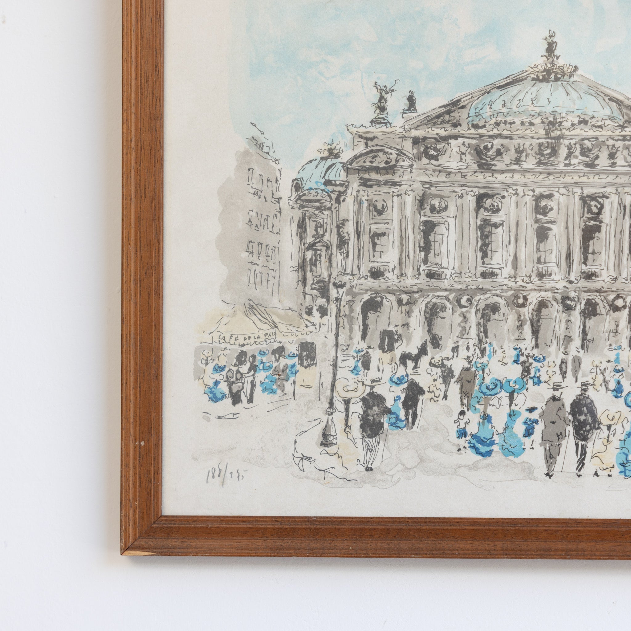 Opera Garnier Watercolor Painting - elsie green - art