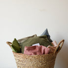 Organic Cotton Large Pouch - elsie green - Decor