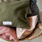 Organic Cotton Large Pouch - elsie green - Decor