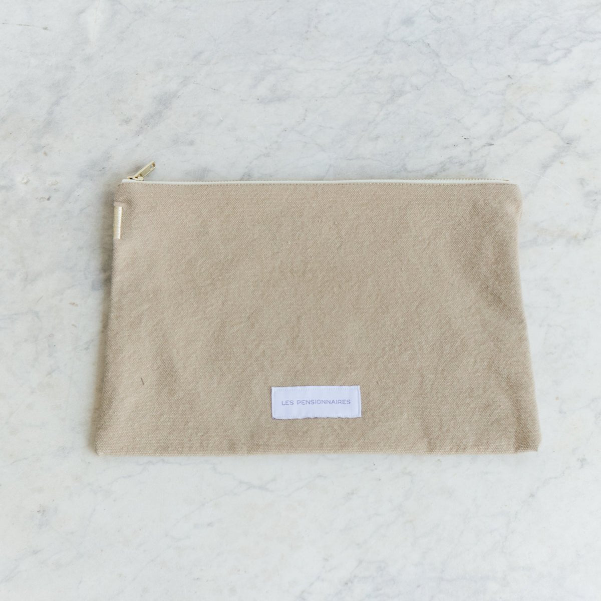 Organic Cotton Large Pouch - elsie green - Decor