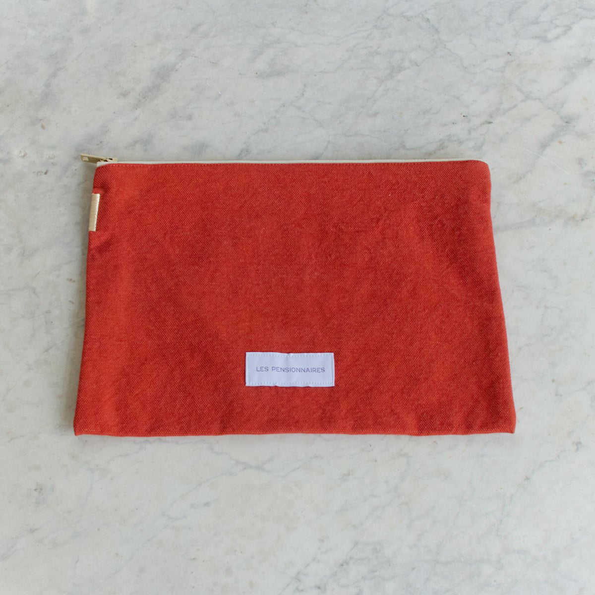 Organic Cotton Large Pouch - elsie green - Decor