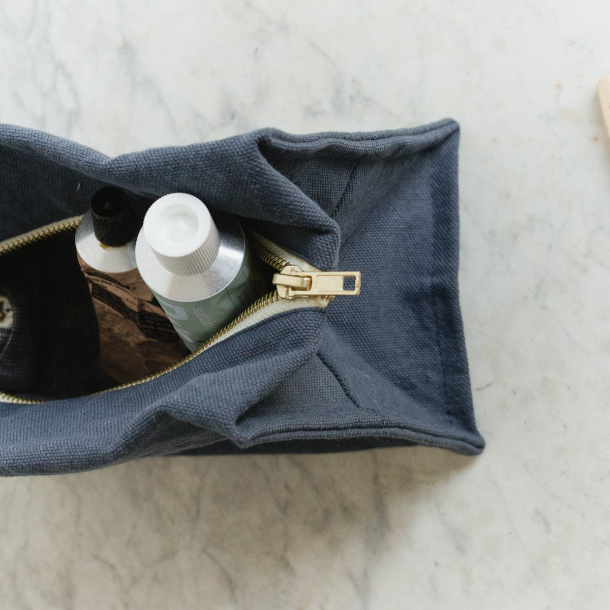 Organic Cotton Toiletry Bag - elsie green - textiles