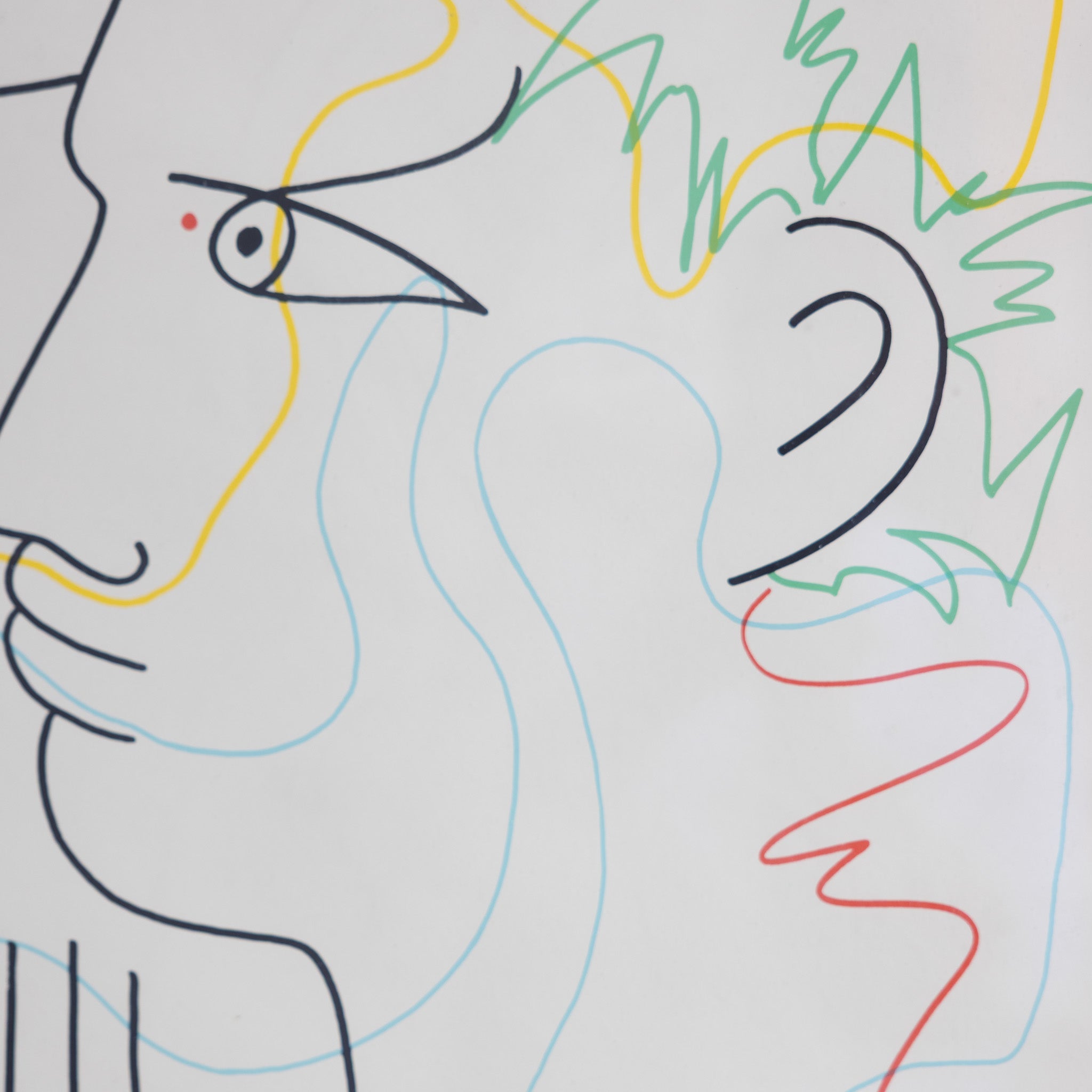 Orpheus with a Lyre Print | Jean Cocteau - elsie green - art