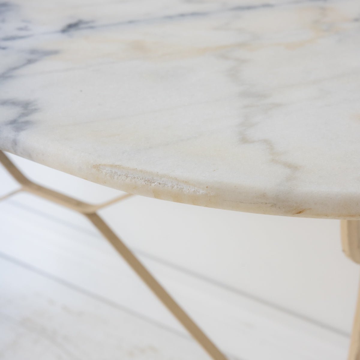 Oval Marble Bistro Table - elsie green - furniture