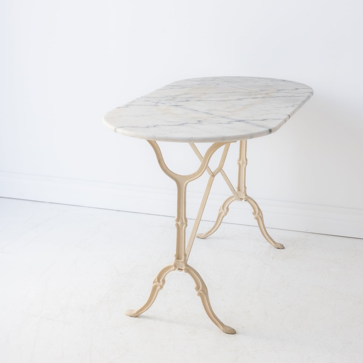 Oval Marble Bistro Table - elsie green - furniture