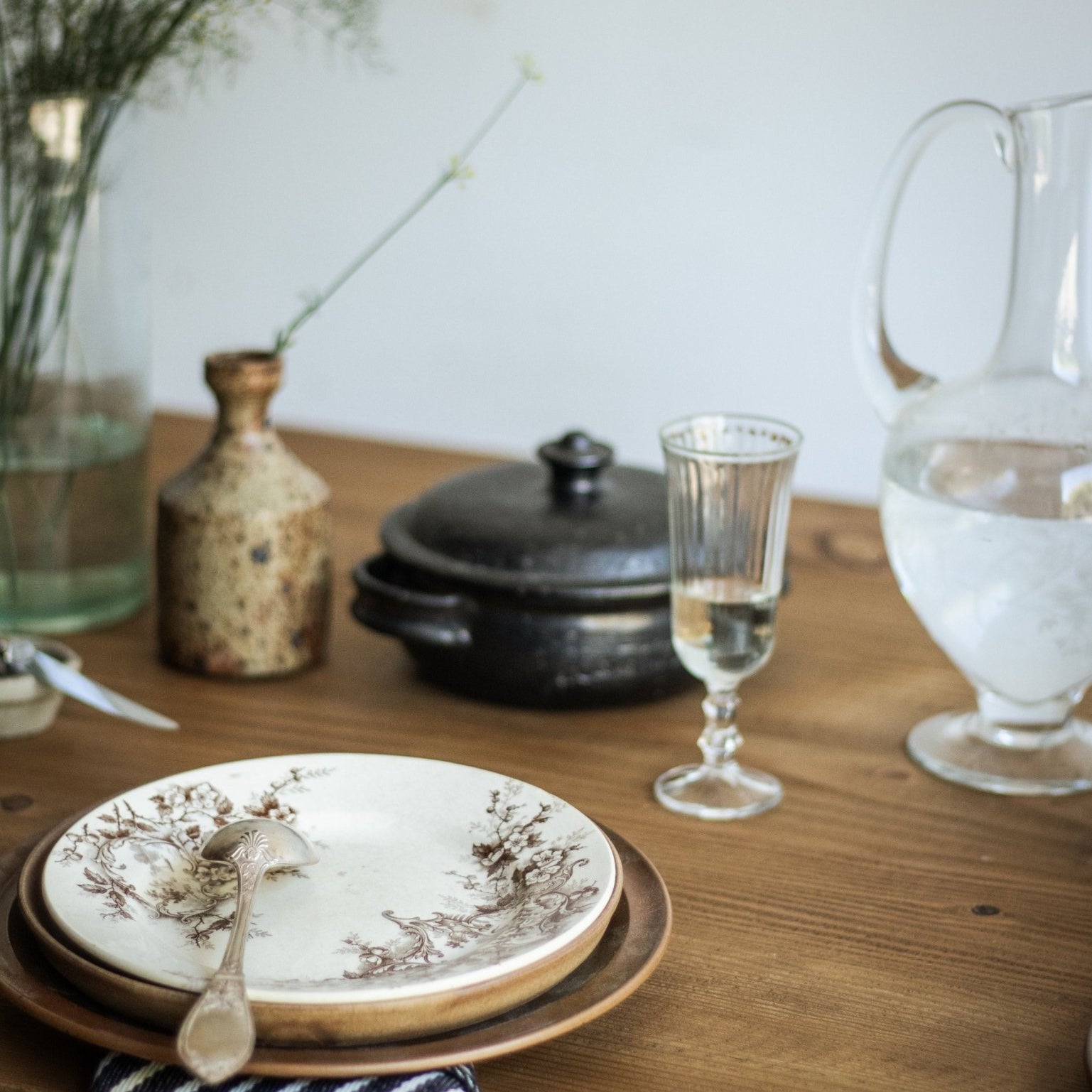 Oval Reclaimed Wood Trestle Table - elsie green - Custom Furniture