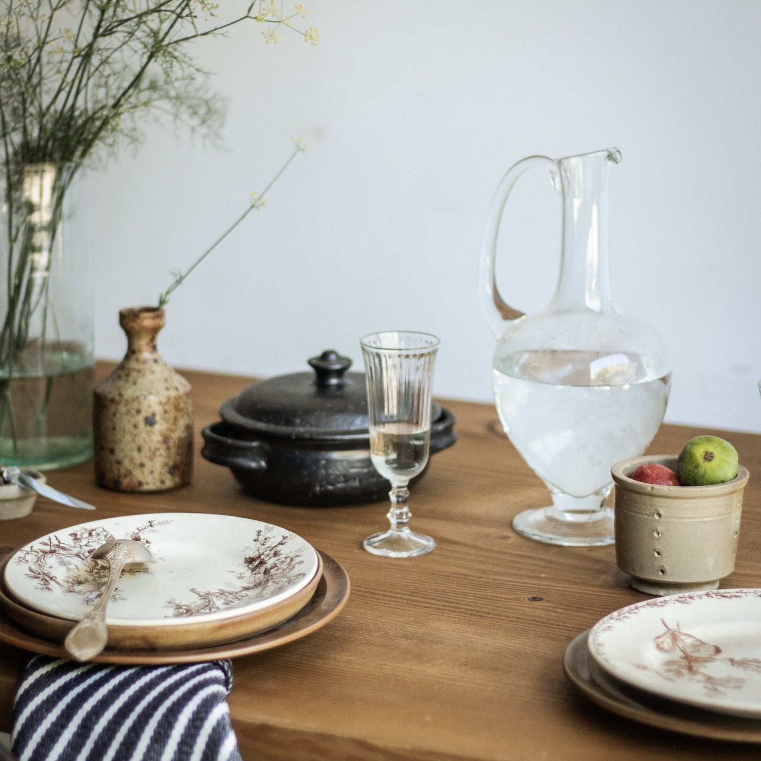 Oval Reclaimed Wood Trestle Table - elsie green - Custom Furniture