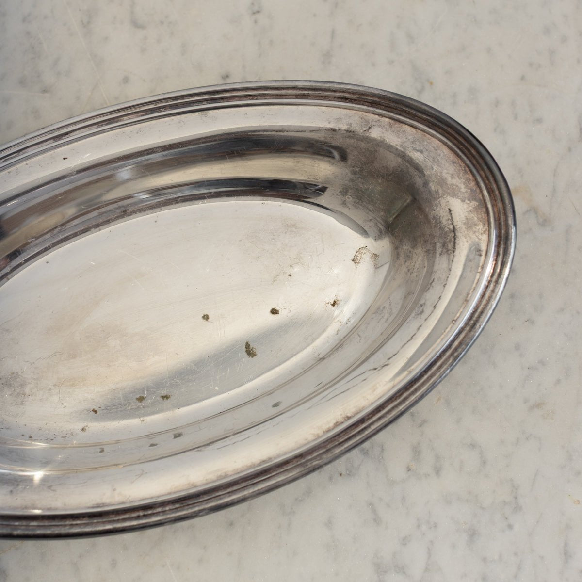 Oval Silver Bread Tray | The Patrick Orbe Collection - elsie green - the french kitchen
