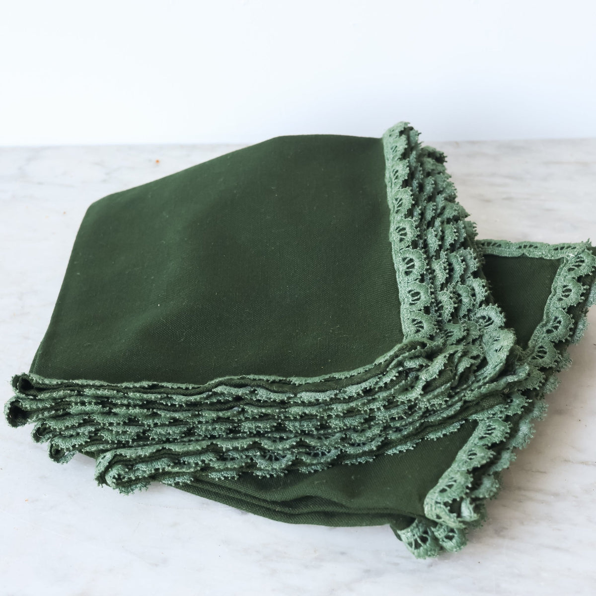 Over-dyed Napkin Set of 6 - elsie green - textiles