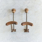Pair of Antique Coat Hooks No. 133 - elsie green - decor