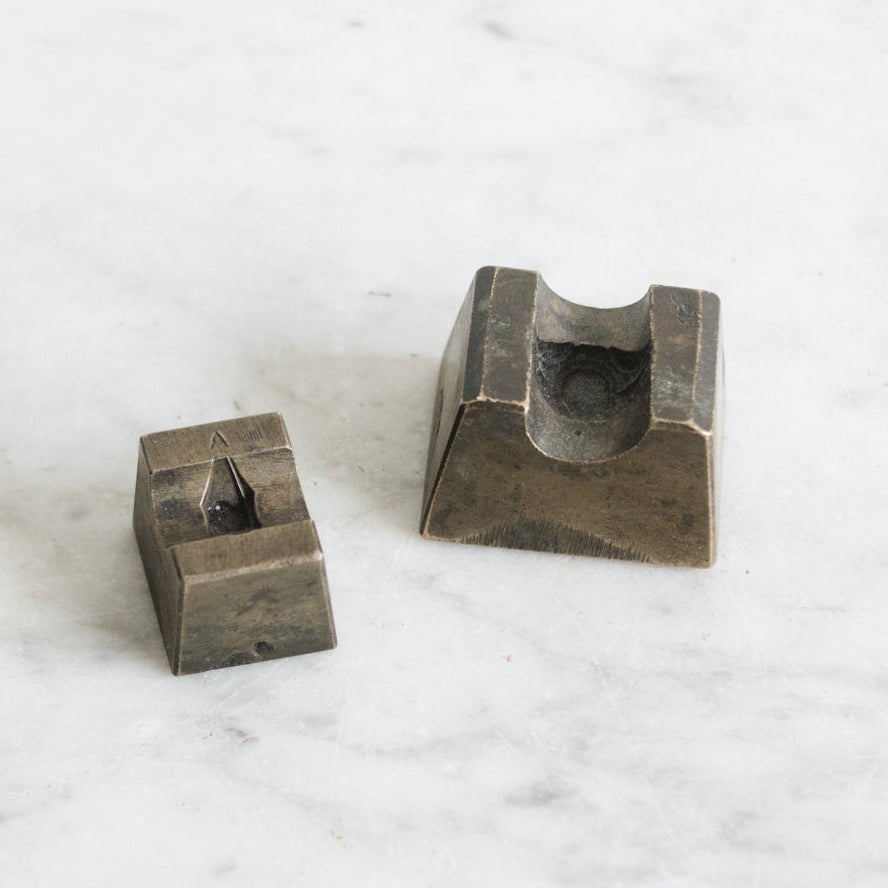 Pair of Antique Jewelry Molds - elsie green - decor