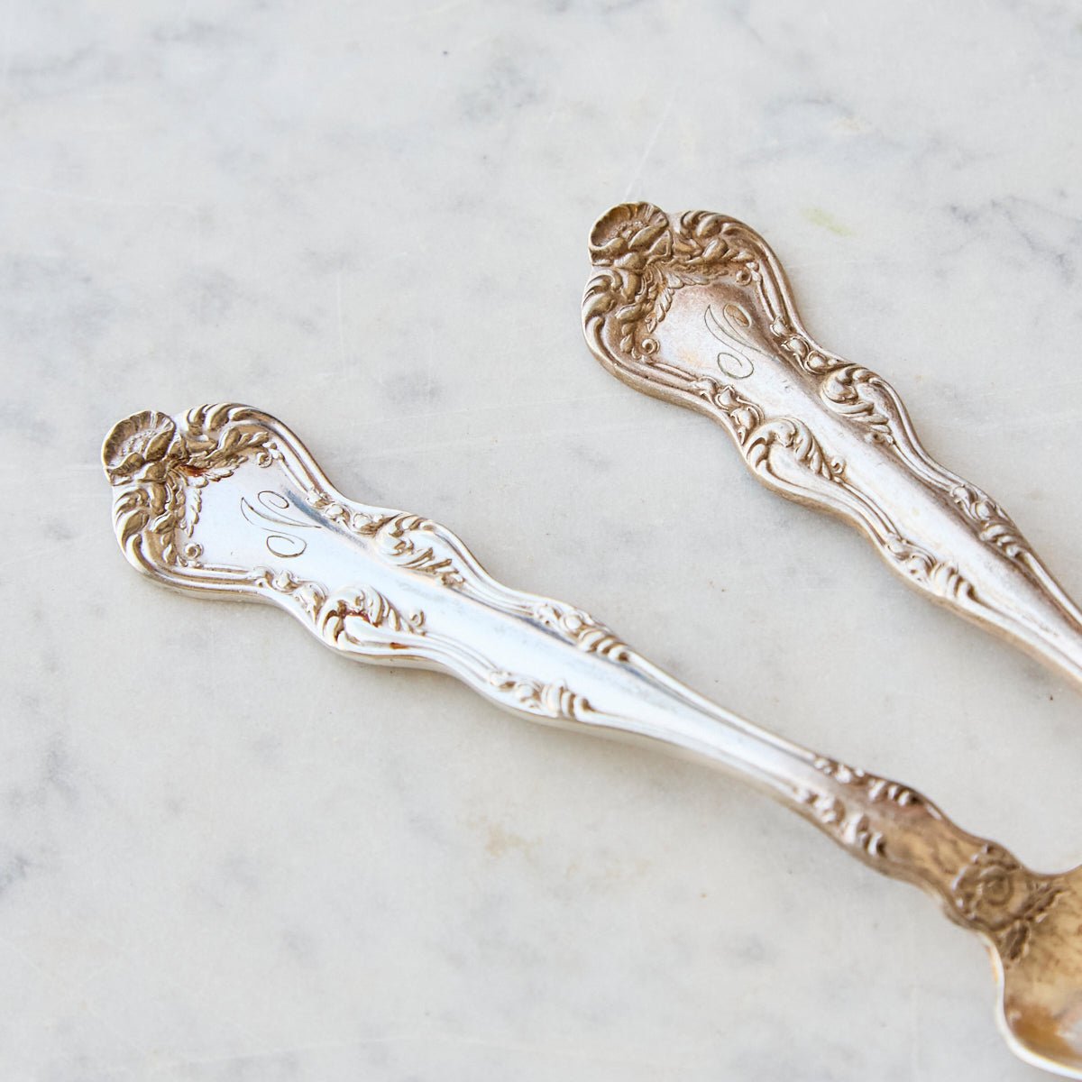 Pair of Antique Teaspoons | The Patrick Orbe Collection - elsie green - the french kitchen