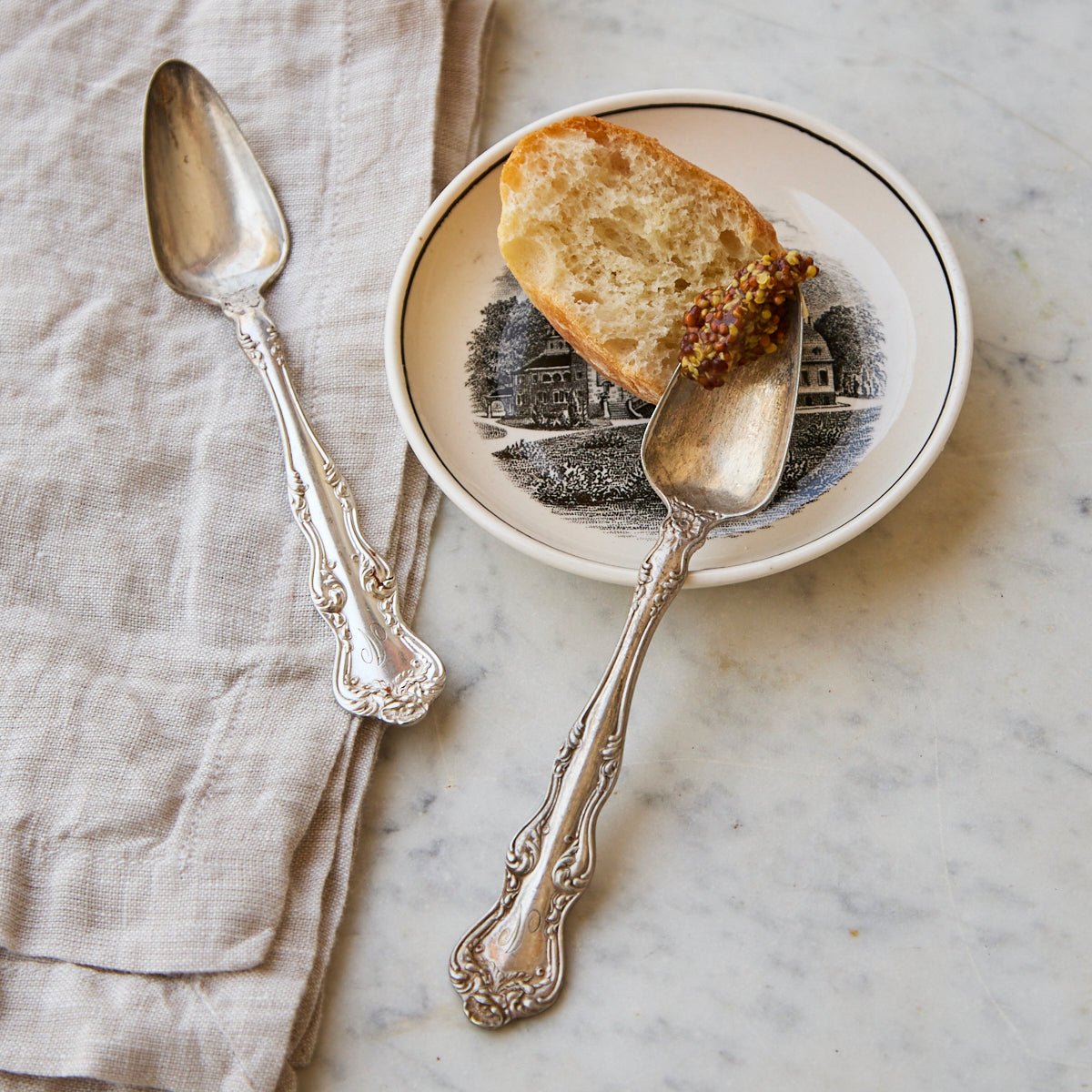 Pair of Antique Teaspoons | The Patrick Orbe Collection - elsie green - the french kitchen