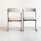 Pair of Baumann Kangaroo Chairs - elsie green - furniture
