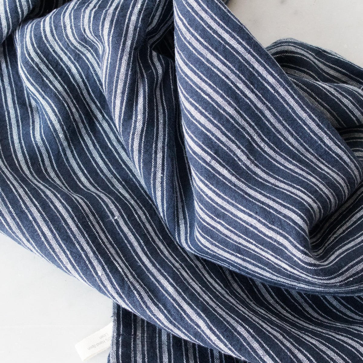Pair of Boat Stripe Kitchen Towels | Indigo - elsie green - textiles