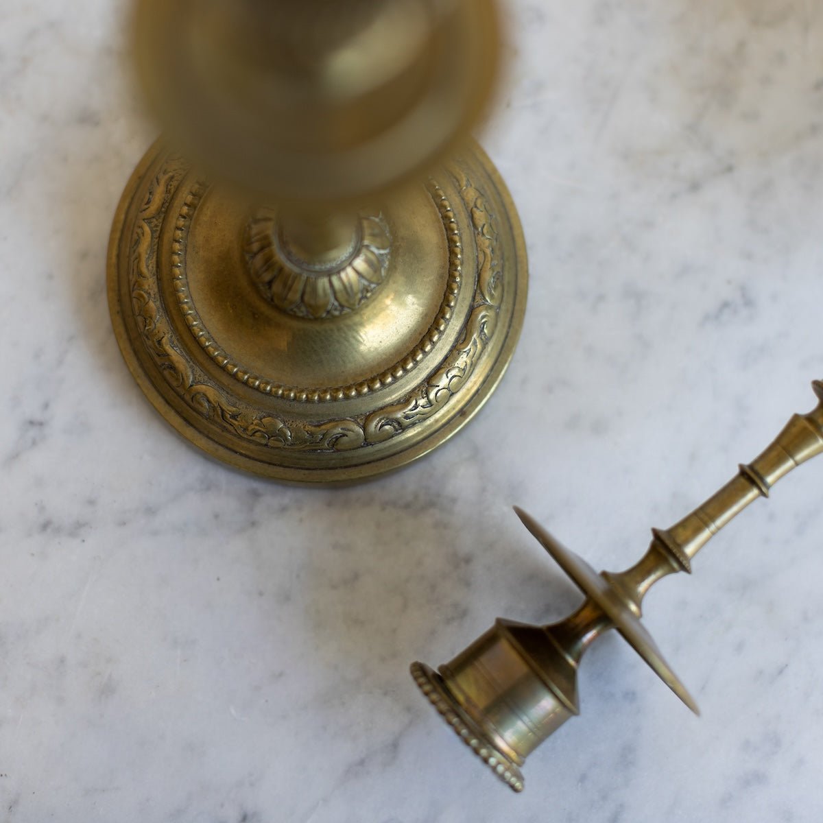Pair of Brass Candlesticks - elsie green - Decor