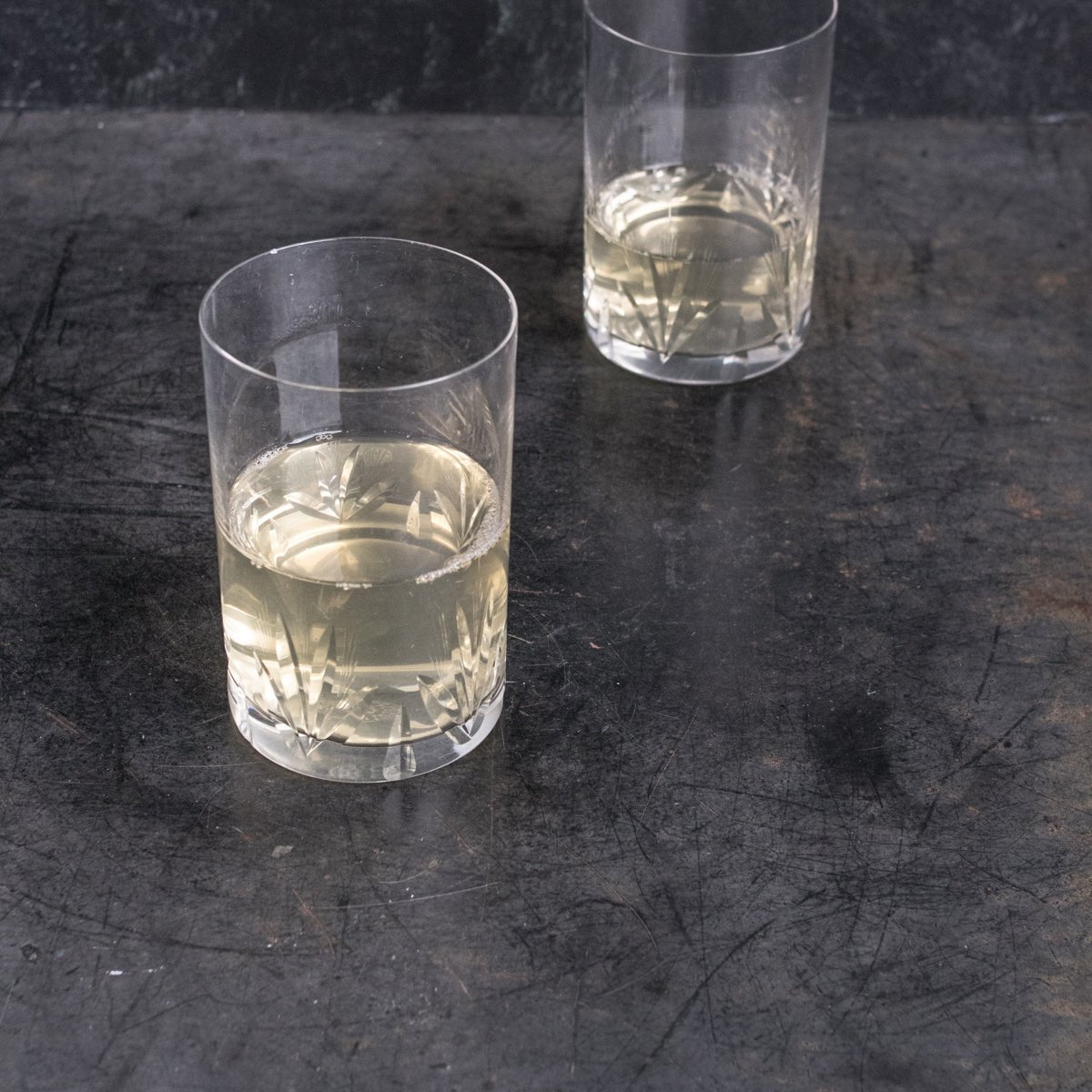 Pair of Cut Crystal Baccarat Tumblers - elsie green - The French Kitchen