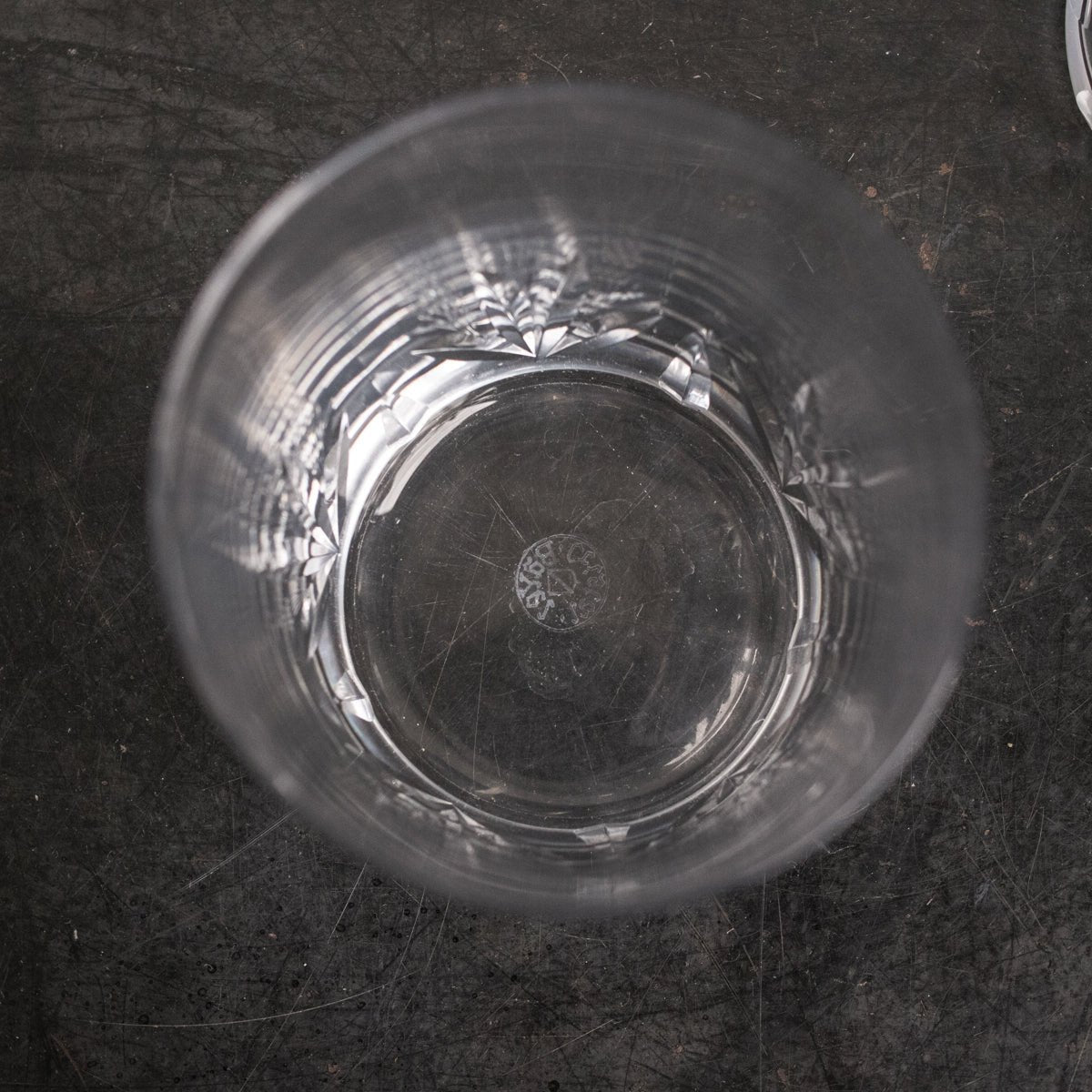 Pair of Cut Crystal Baccarat Tumblers - elsie green - The French Kitchen