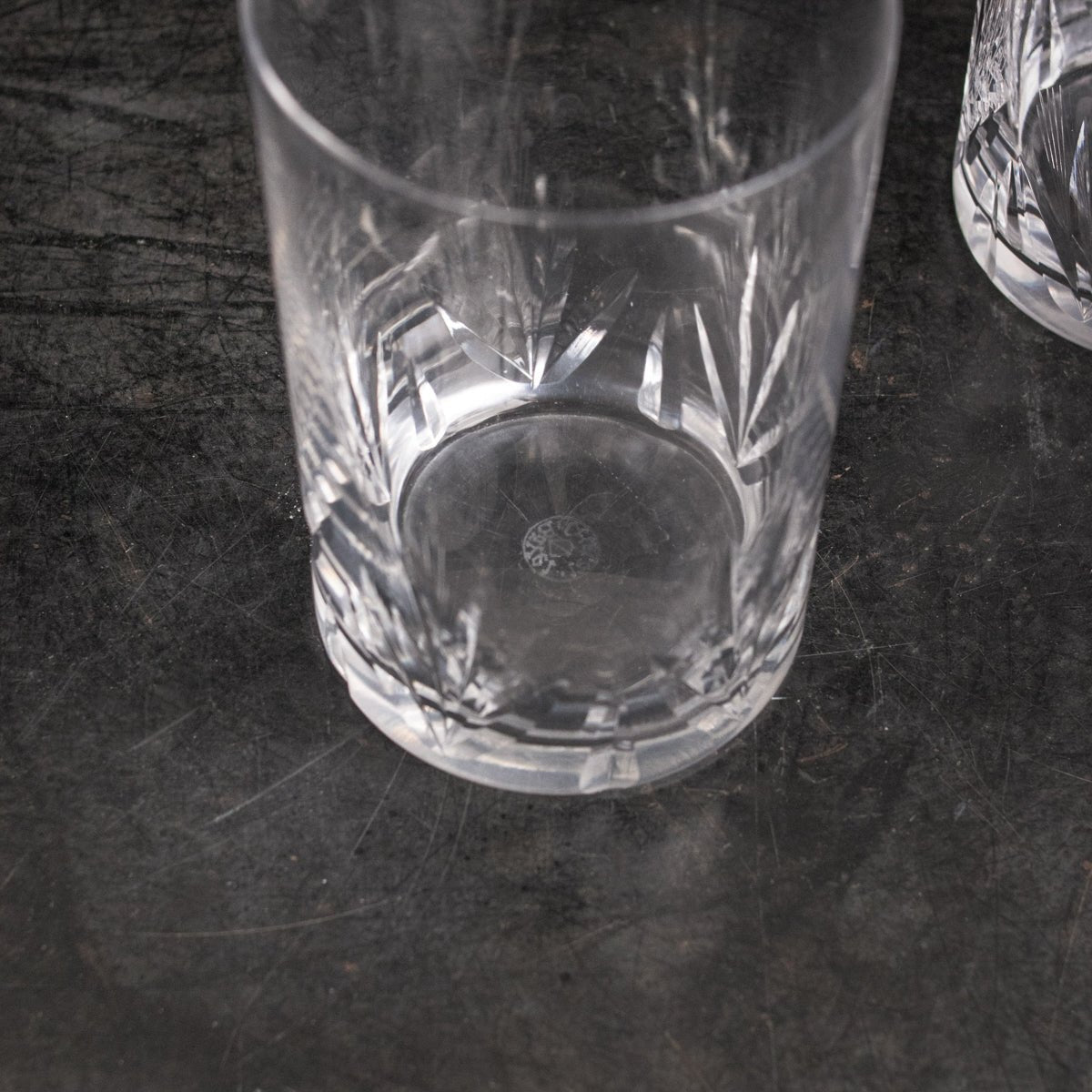 Pair of Cut Crystal Baccarat Tumblers - elsie green - The French Kitchen