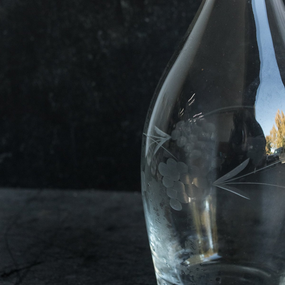 Pair Of Etched Bar Decanters - elsie green - The French Kitchen