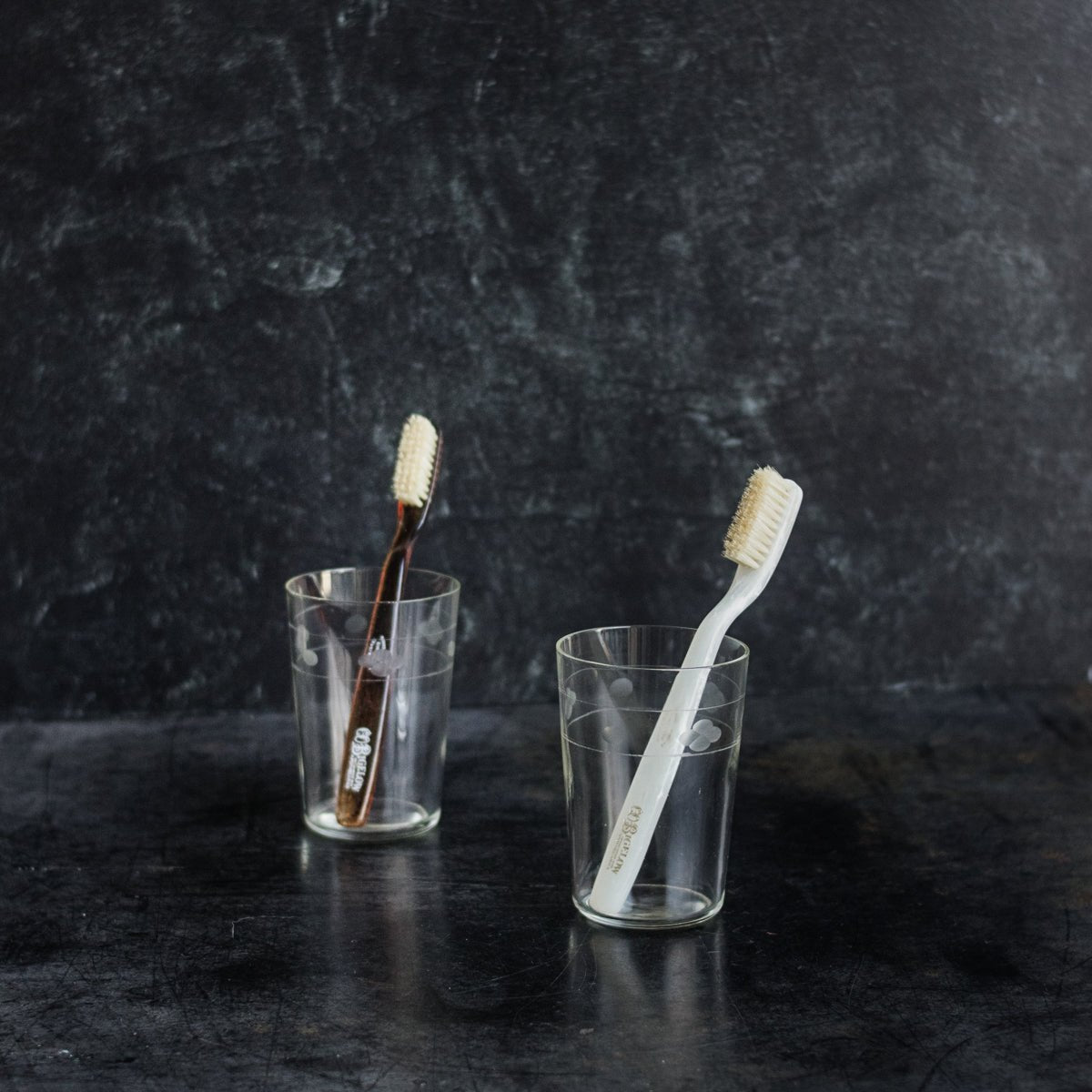 Pair of Etched Tumblers - elsie green - the french kitchen