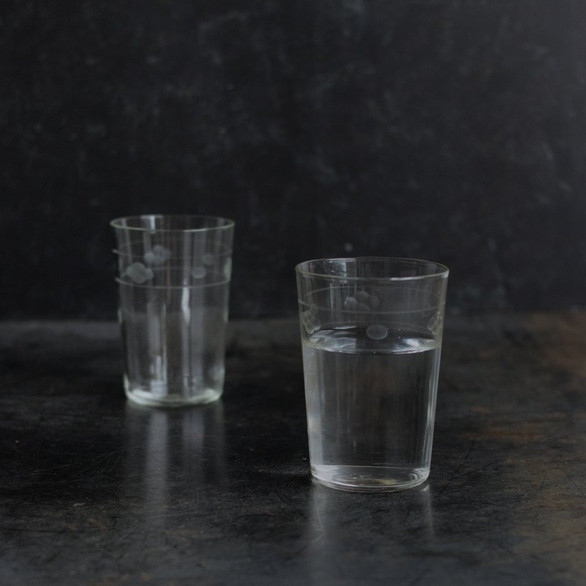 Pair of Etched Tumblers - elsie green - the french kitchen