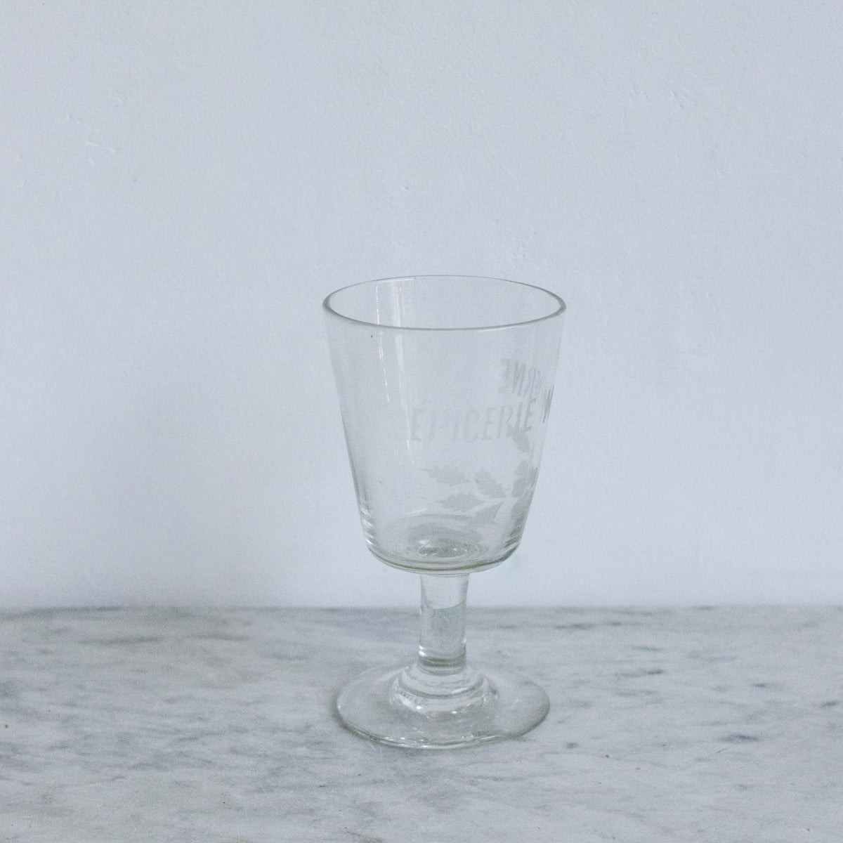 Pair of Etched Wine Glasses - elsie green - the french kitchen