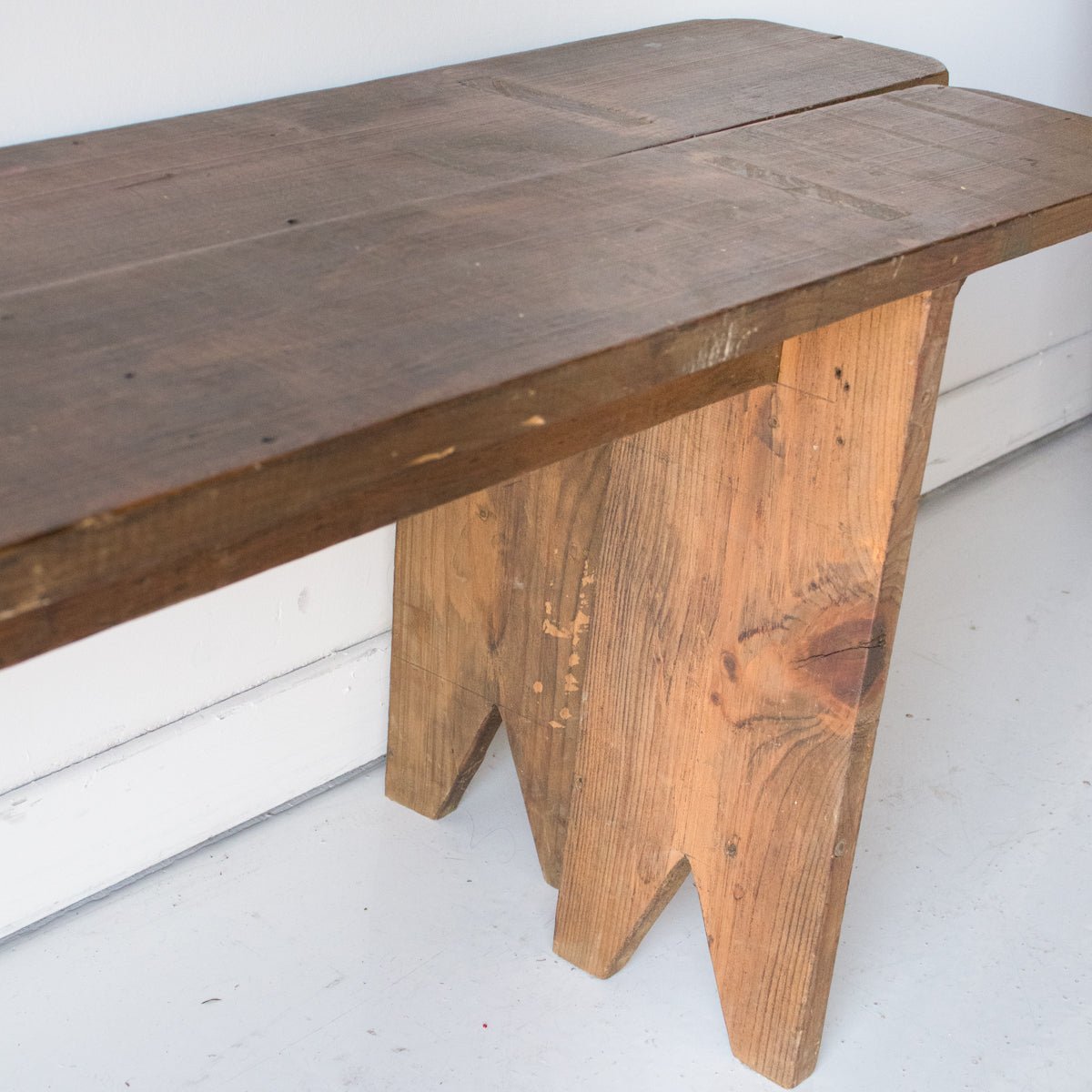 Pair Of Farm Benches - elsie green - furniture