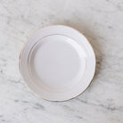 Pair Of Gold Thin Rimmed Plates - elsie green - The French Kitchen