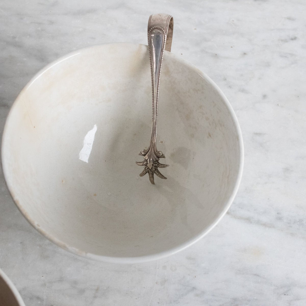 Pair Of Grande Ironstone Cafe Bowls - elsie green - The French Kitchen