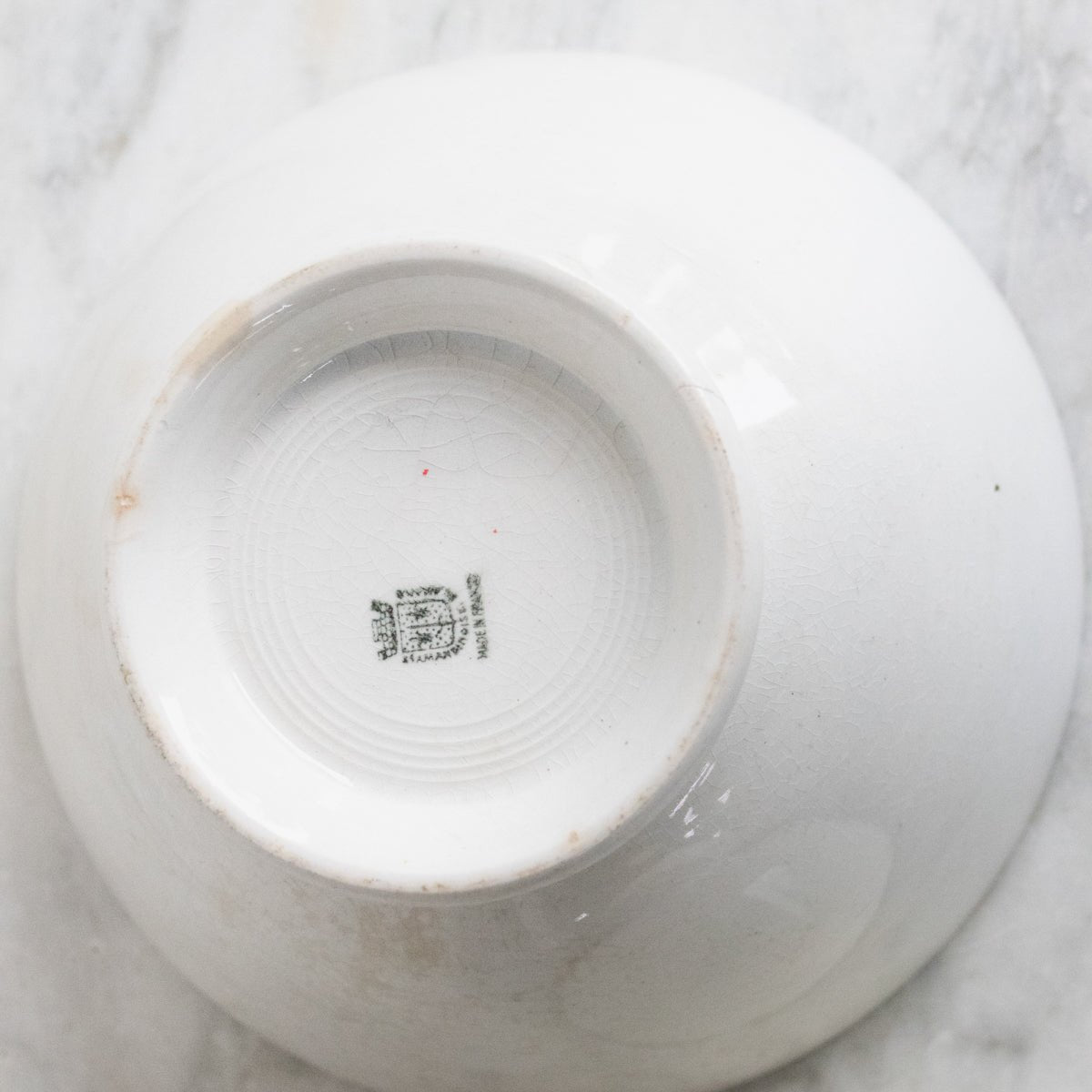 Pair Of Grande Ironstone Cafe Bowls - elsie green - The French Kitchen