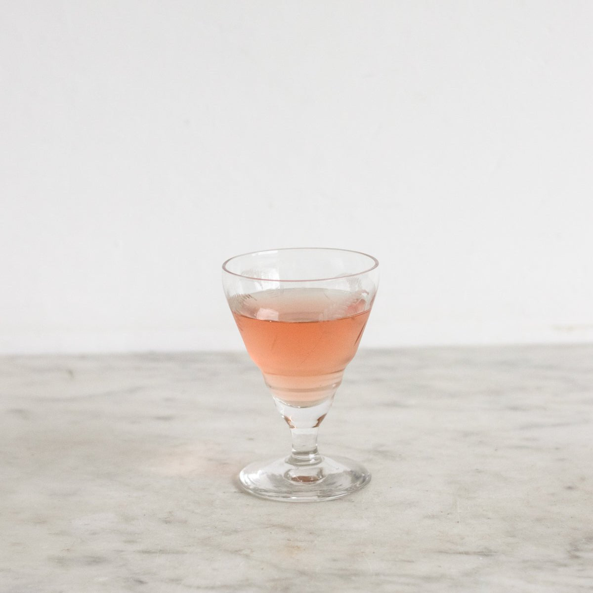 Pair of Hand Cut Fern Cocktail Glasses - elsie green - The French Kitchen