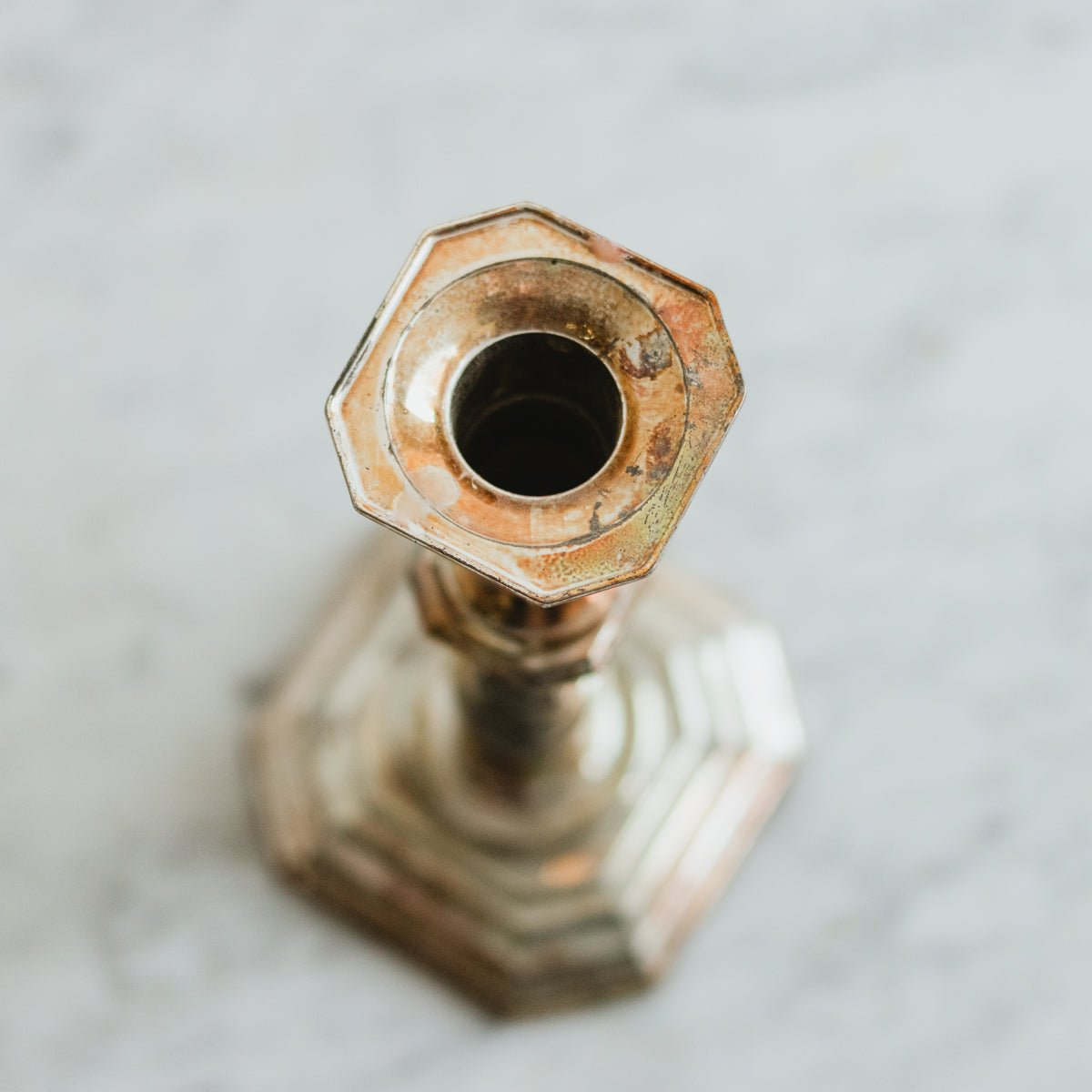 Pair of Hotel Silver Candlesticks - elsie green - decor