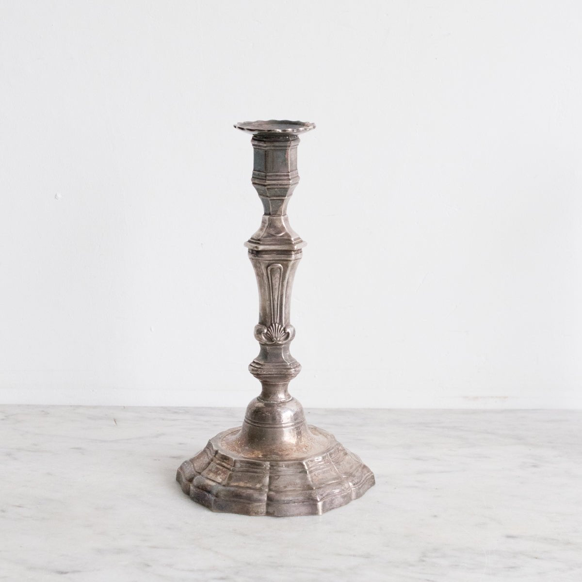 Pair of Hotel Silver Candlesticks - elsie green - decor