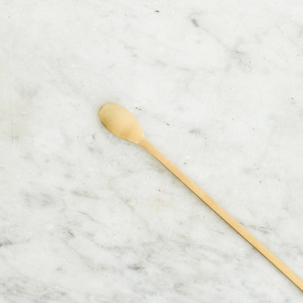 Pair of Long Brass Muddling Spoons - elsie green - The French Kitchen