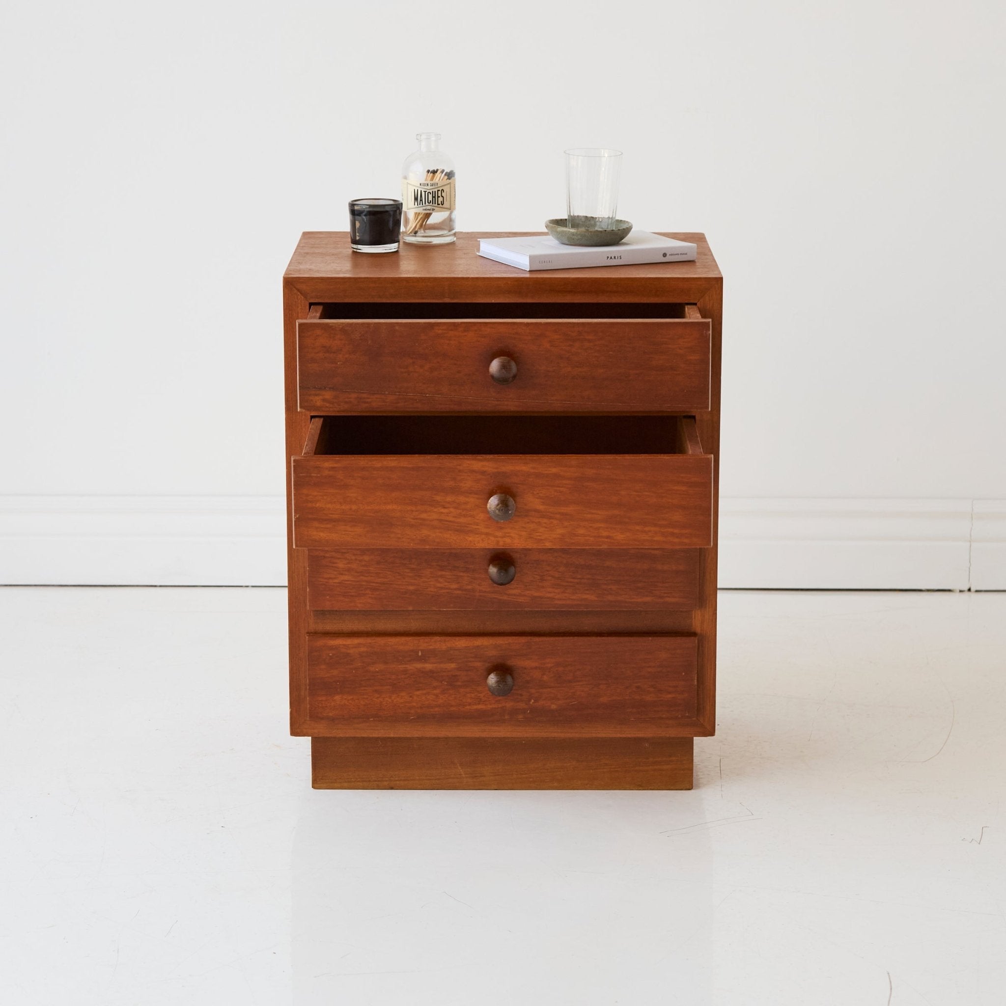 Pair of Mid-century Bedside Tables - elsie green - furniture