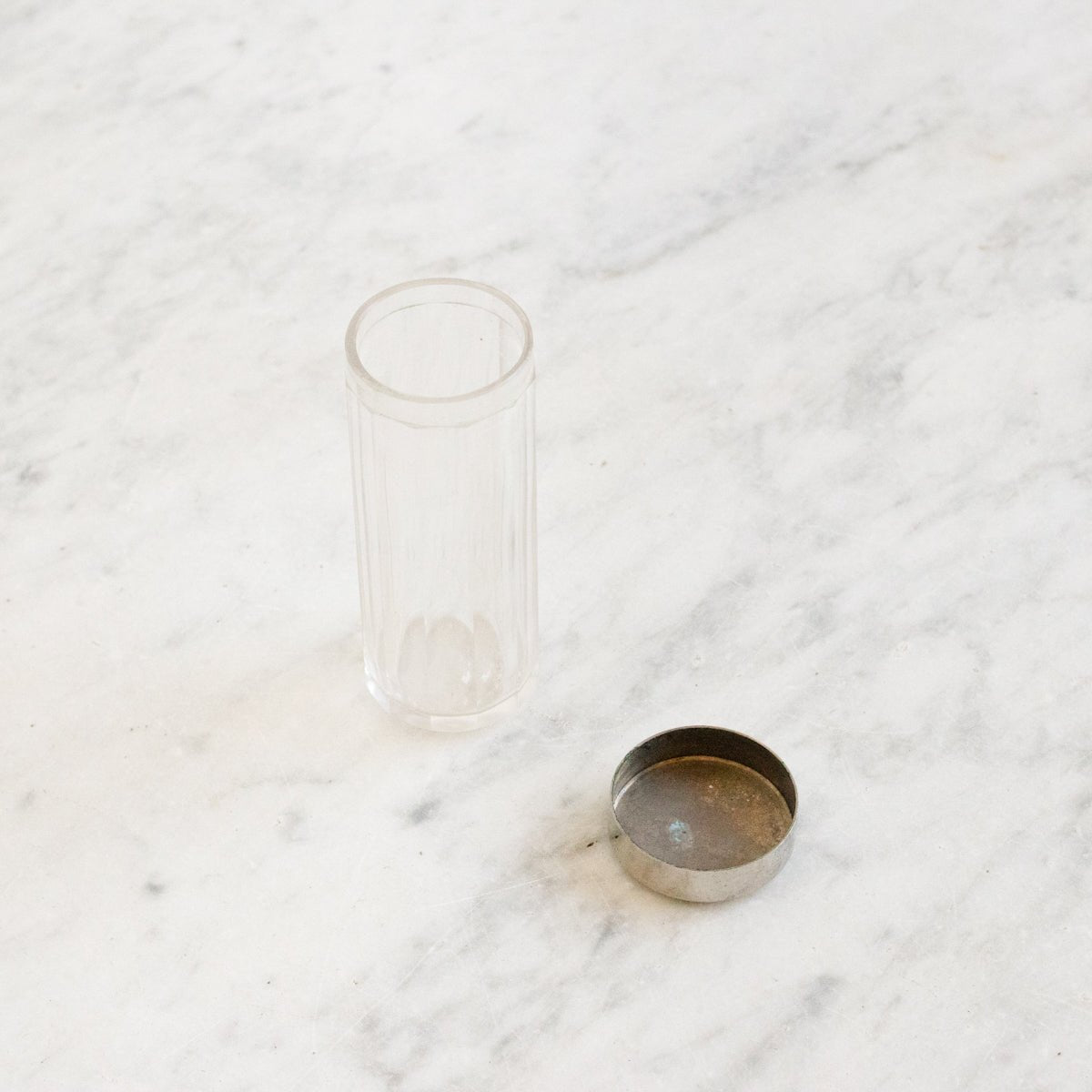 Pair Of Mid - Century Cut Glass Vanity Bottles - elsie green - Decor