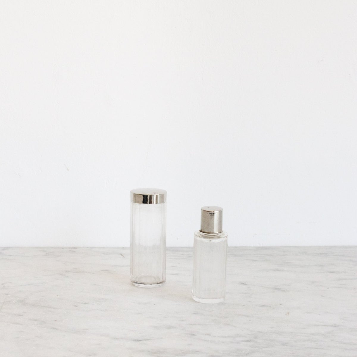 Pair Of Mid - Century Cut Glass Vanity Bottles - elsie green - Decor