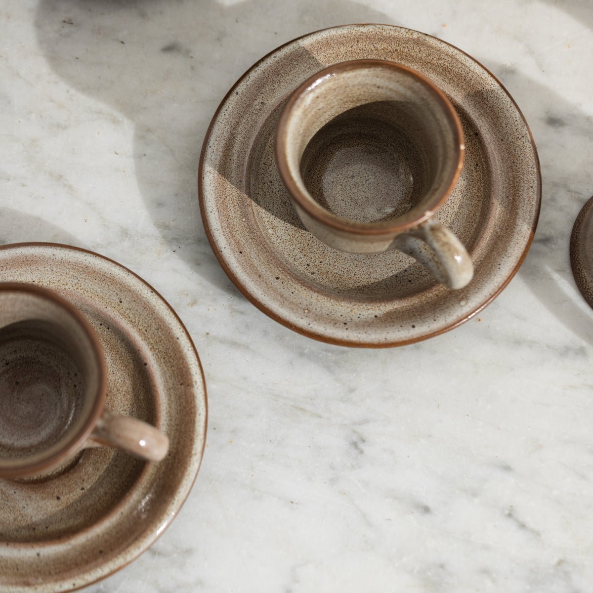 Pair of Niderviller Tolède Demitasse Cups & Saucers - elsie green - the french kitchen