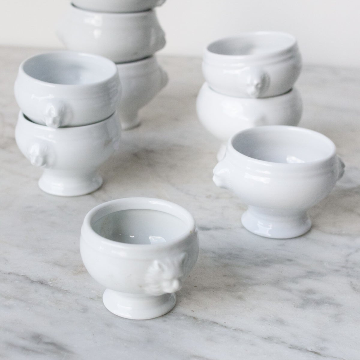 Pair of Petite Lion Bowls - elsie green - The French Kitchen