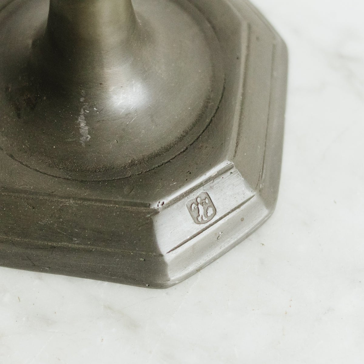 Pair of Pewter Candlesticks - elsie green - decor