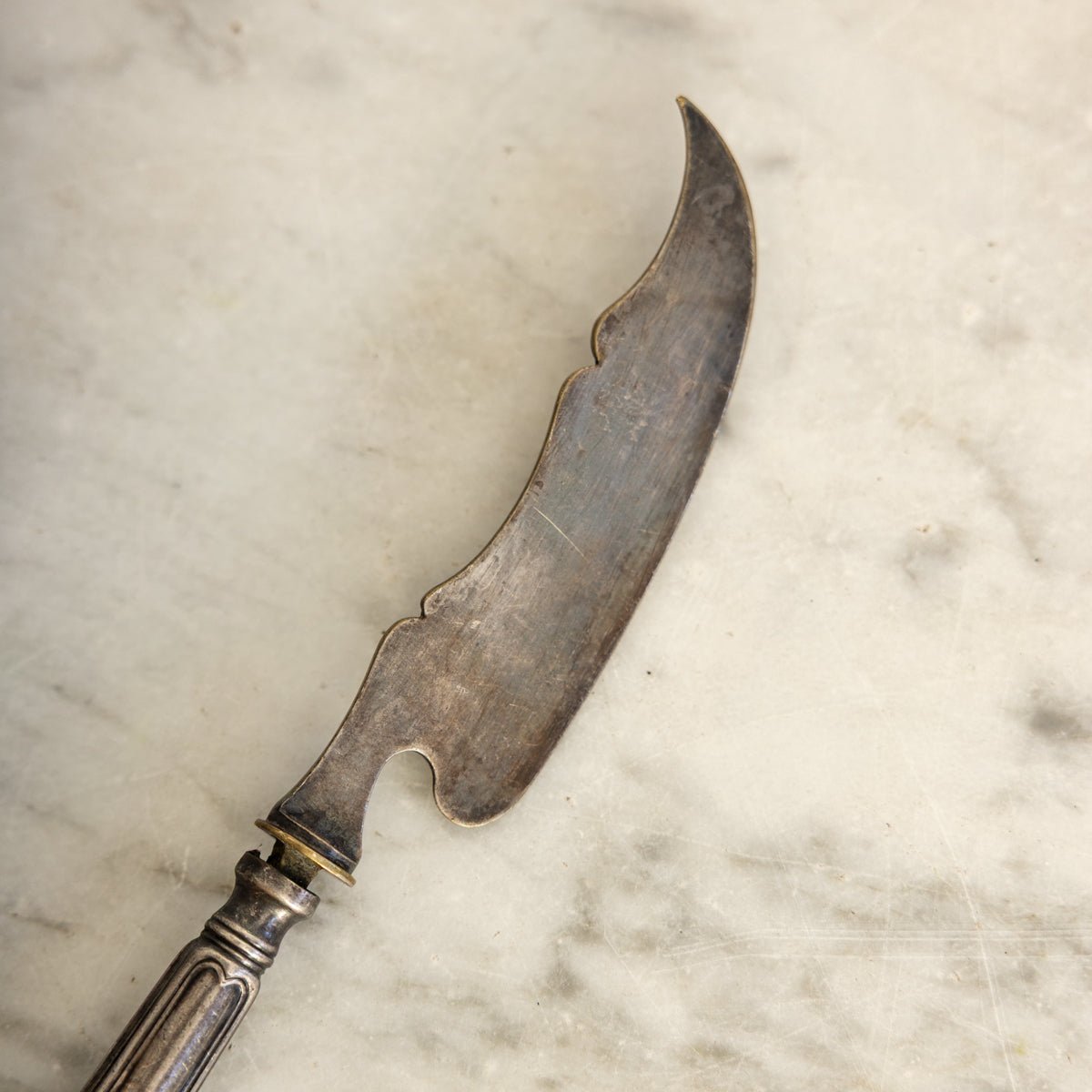 Pair of Silver Cheese Knives - elsie green - the french kitchen