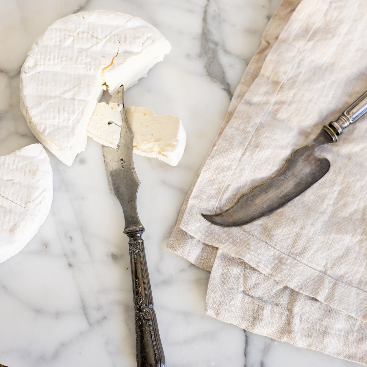 Pair of Silver Cheese Knives - elsie green - the french kitchen