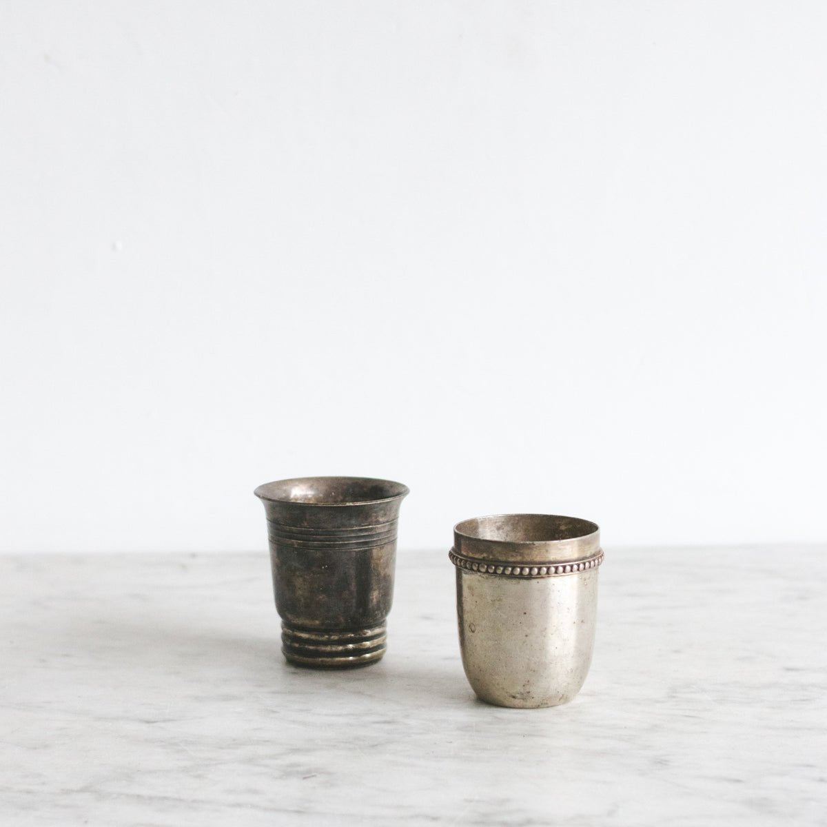 Pair of Silver Christening Cups - elsie green - the french kitchen